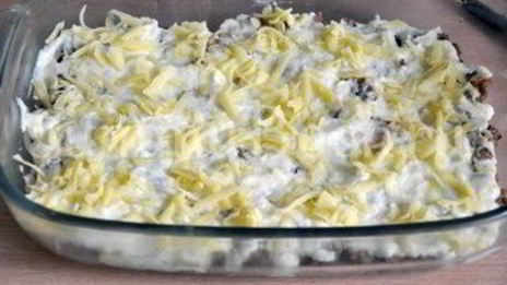 лазанья с фаршем