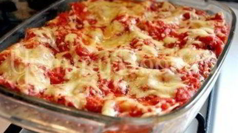 лазанья с фаршем