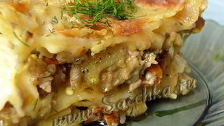 Лазанья с курицей