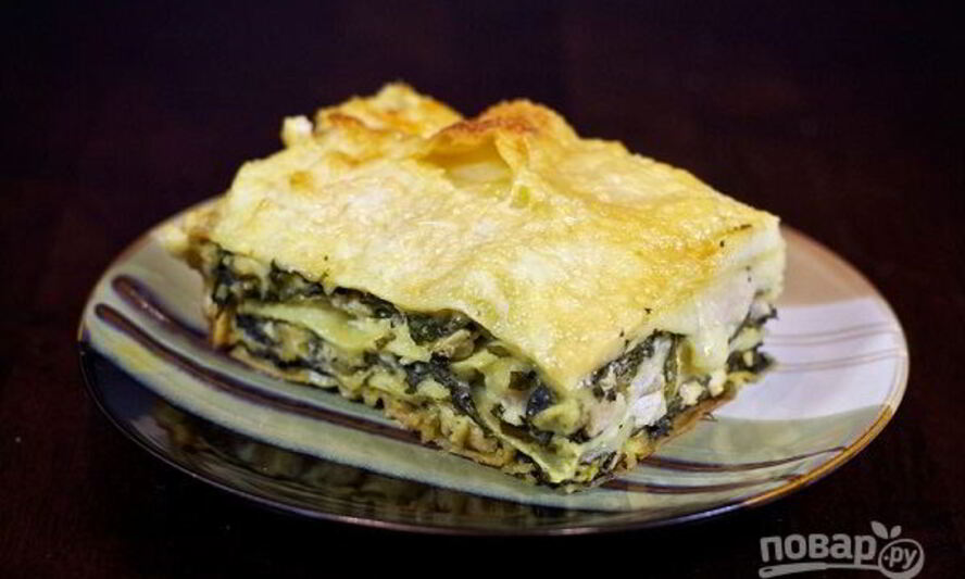 Рецепт лазаний с курочкой