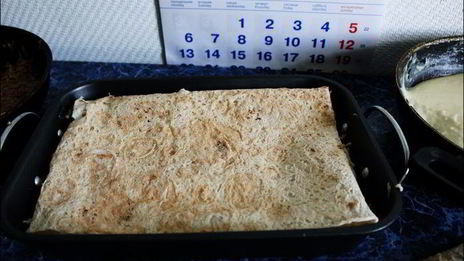 лазанья с лавашом