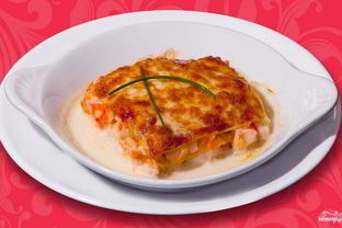 Лазанья с морепродуктами