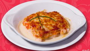 Лазанья с морепродуктами