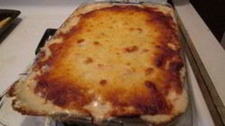 лазанья с морепродуктами