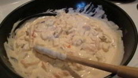 лазанья с морепродуктами