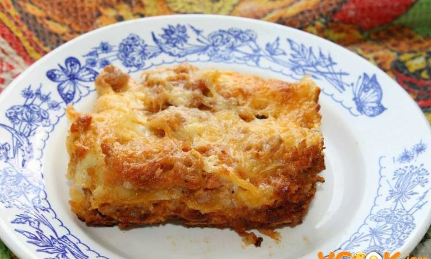 Рецепт лазаний с мясным фаршем