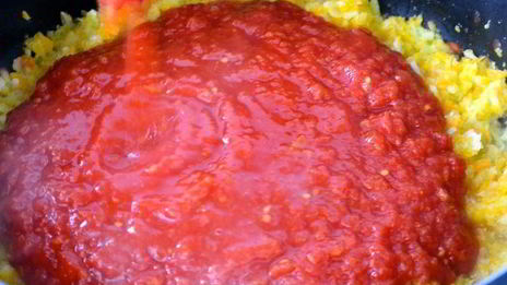 лазанья с овощами-гриль