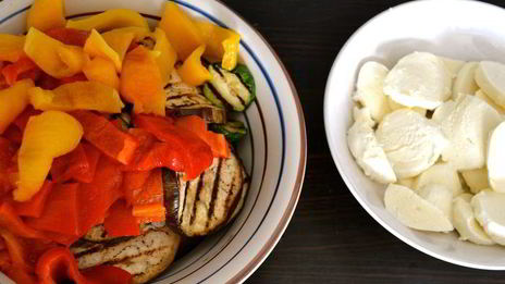 лазанья с овощами-гриль