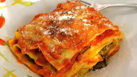 лазанья с овощами-гриль