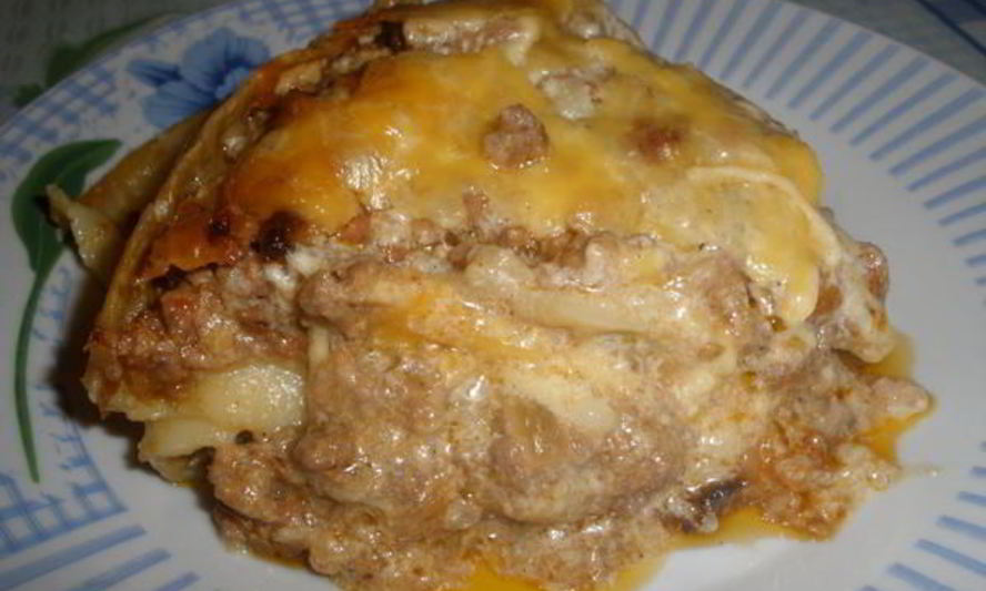 Рецепт лазаний с соусом бешамель