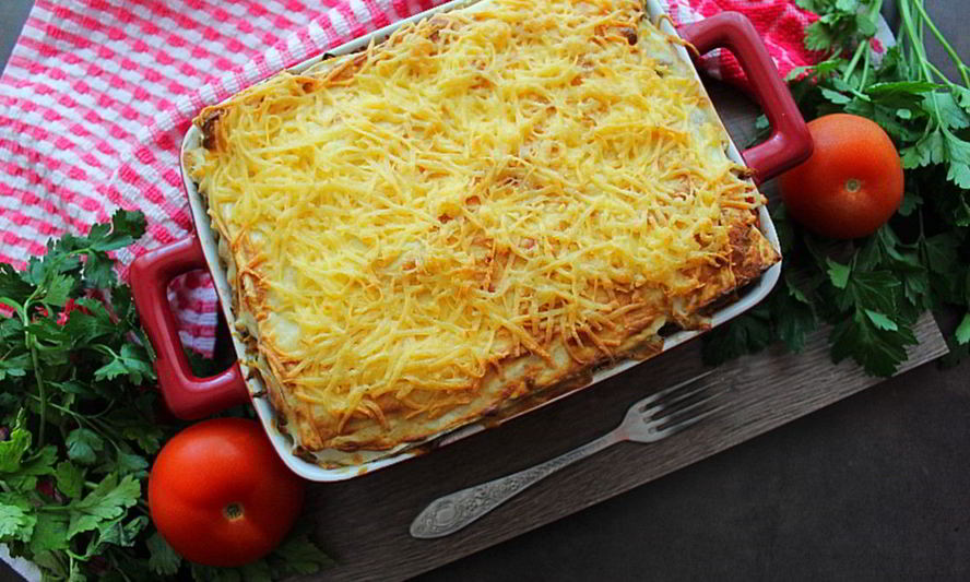 Рецепт лазаний с тертым картофелем