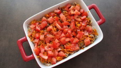 лазанья с тертым картофелем