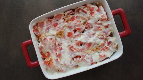 лазанья с тертым картофелем