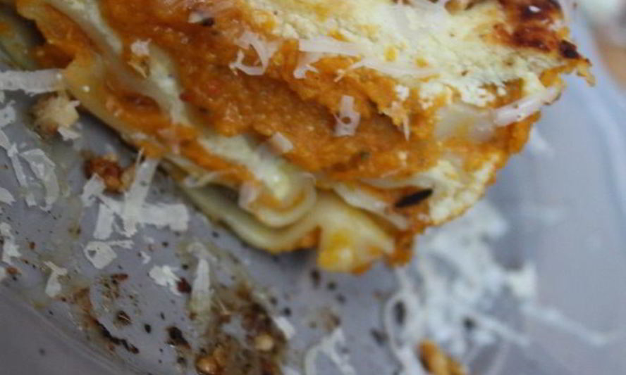 Рецепт лазаний с тыквой и рикоттой