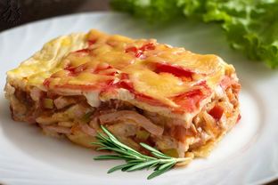 Лазанья с ветчиной