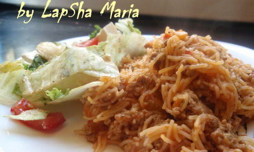 Рецепт ленивой лазанья с вермишелью