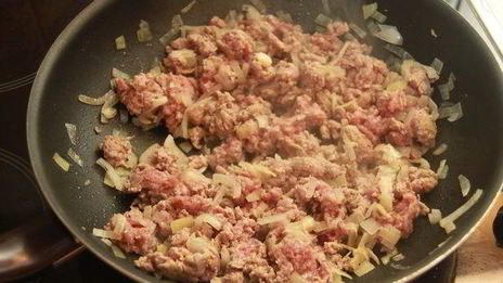 мясная лазанья со шпинатом