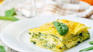 Овощная лазанья с рикоттой