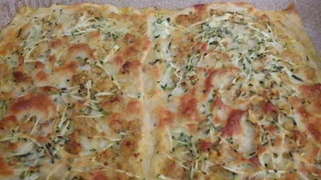 рыбная лазанья с рыбой pescatore