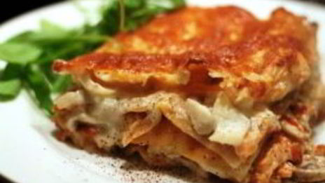 рыбная лазанья