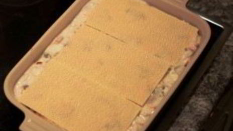 рыбная лазанья