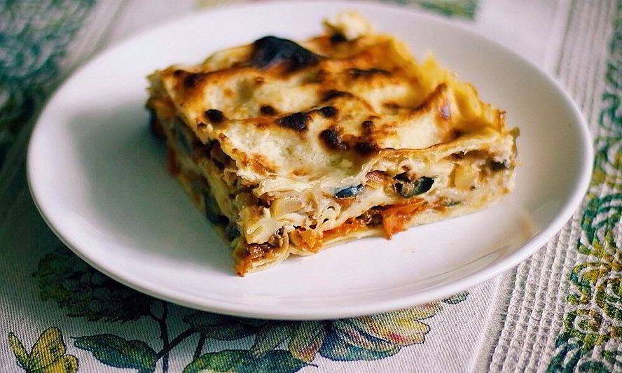 Рецепт запеченной овощной лазанья по-средиземноморски