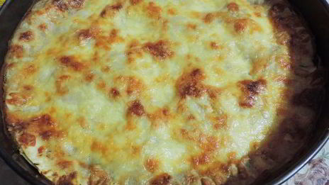 зеленая лазанья на лаваше