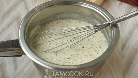 каннелони под соусом бешамель