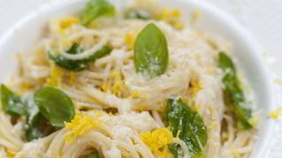 Лимонные спагетти