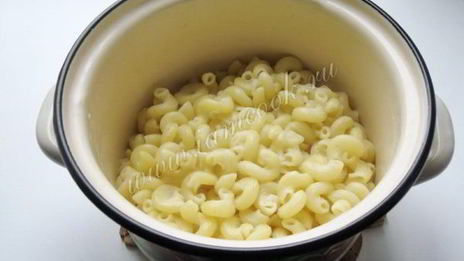 макароны по-флотски с отварным мясом