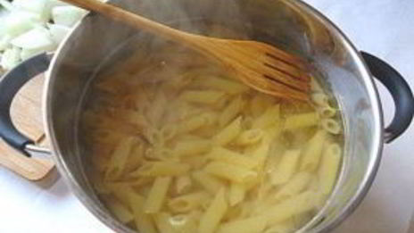 макароны с кабачками