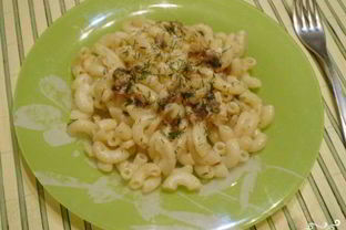 Макароны с рыбными консервами