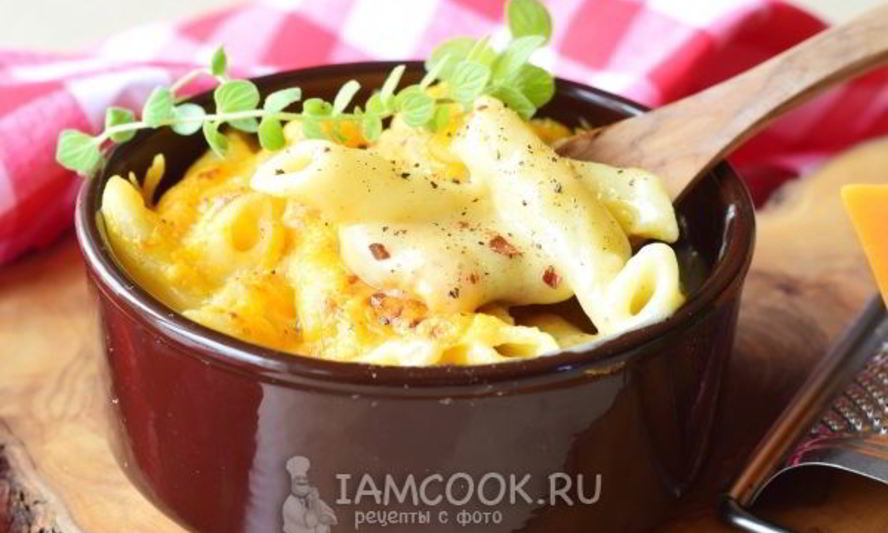 Рецепт макарон с сыром по-американски