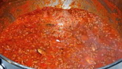 макароны в духовке с мясом