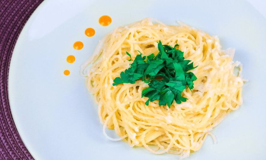 Рецепт низкокалорийной пасты альфредо