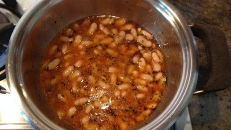 паста с фасолью