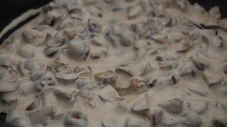 паста с грибами и мускатным орехом