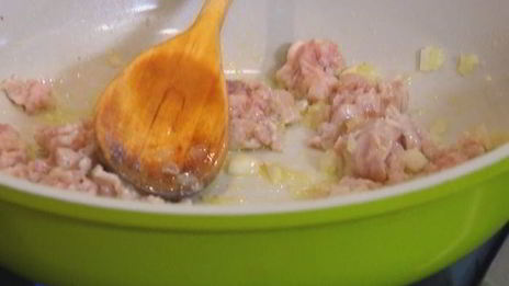 паста с колбасками и радиккио