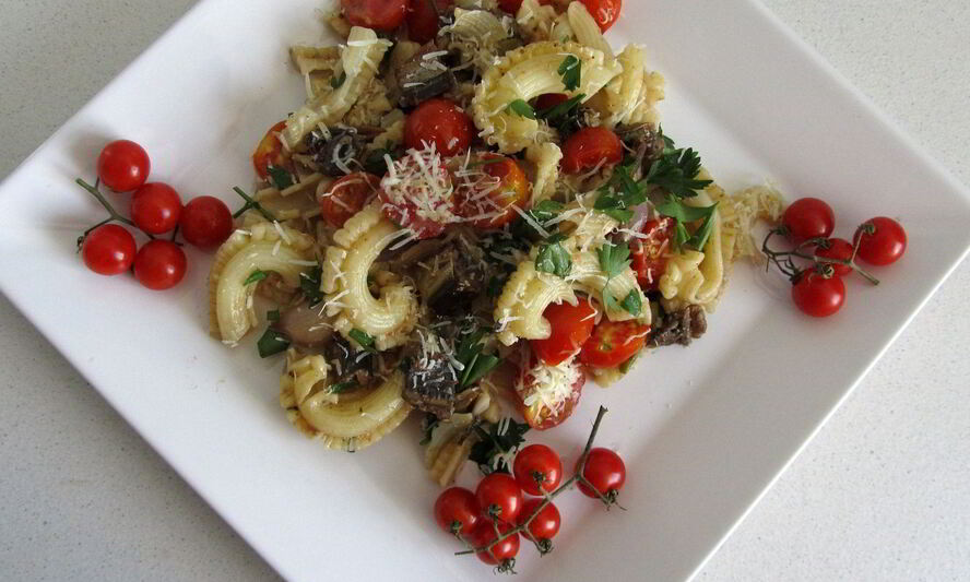 Рецепт пасты с копченой мойвой