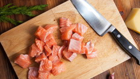 паста с семгой в сливочном соусе