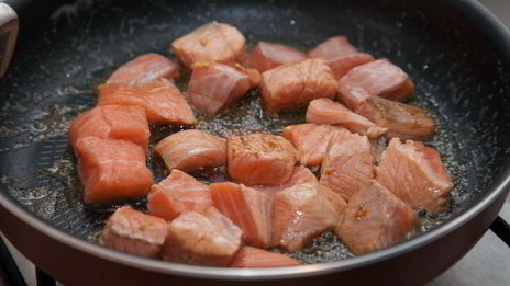 паста с семгой в сливочном соусе