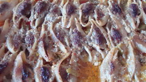 ракушки фаршированные фаршем