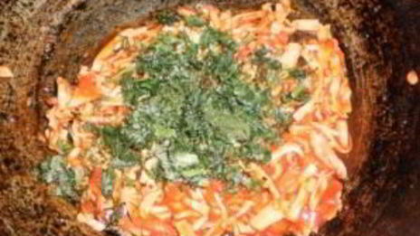 спагетти с крабовыми палочками