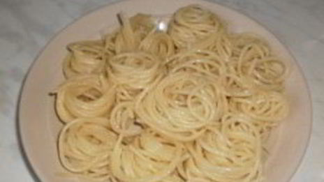 спагетти с крабовыми палочками