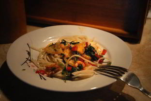 Спагетти с креветками