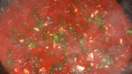 спагетти с соусом