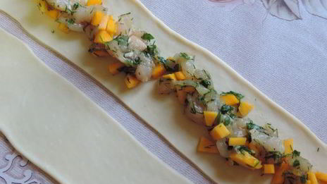 гуль-ханум с тыквой и курицей