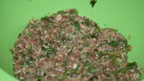 манты из свинины