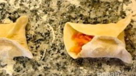 манты из тыквы