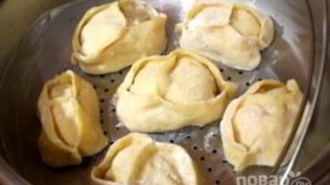 манты из тыквы